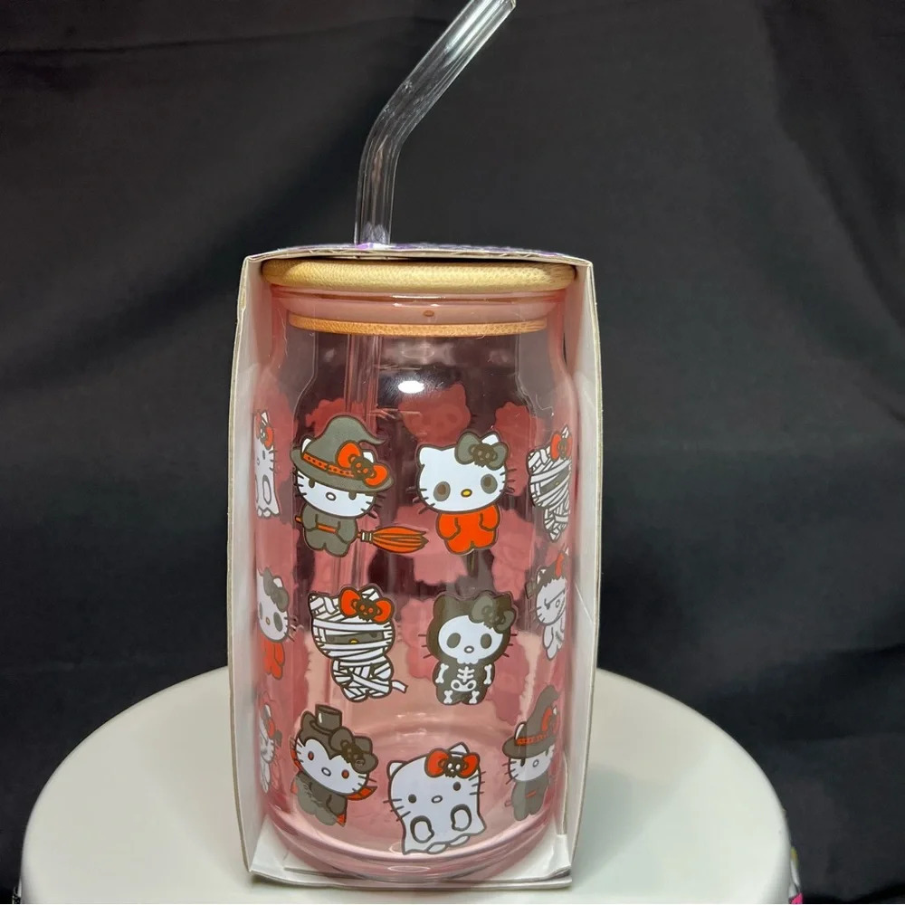 Sanrio Hello Kitty Halloween Costume Theme Tumbler- Mummy Witch Ghost Skeleton - Picture 4 of 12